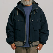 Load image into Gallery viewer, SMOCK 2 IN 1 HOODED PARKA JACKET - NAVY
