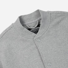 Load image into Gallery viewer, SWEAT VARSITY JACKET - GRAY