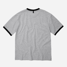 Load image into Gallery viewer, TERRY RINGER HALF T-SHIRT - GRAY