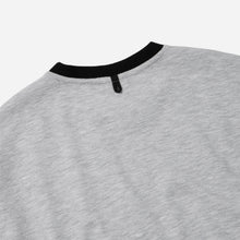 Load image into Gallery viewer, TERRY RINGER HALF T-SHIRT - GRAY