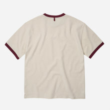Load image into Gallery viewer, TERRY RINGER HALF T-SHIRT - WHITE
