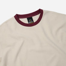 Load image into Gallery viewer, TERRY RINGER HALF T-SHIRT - WHITE