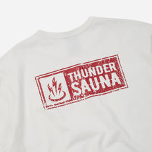 Load image into Gallery viewer, THUNDER SAUNA T-SHIRT - WHITE