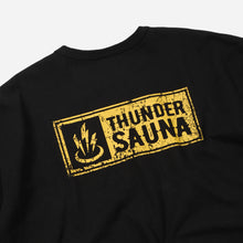 Load image into Gallery viewer, THUNDER SAUNA T-SHIRT - BLACK