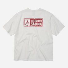 Load image into Gallery viewer, THUNDER SAUNA T-SHIRT - WHITE