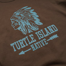 Load image into Gallery viewer, TURTLE ISLAND SWEATSHIRT - BROWN