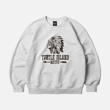 Load image into Gallery viewer, TURTLE ISLAND SWEATSHIRT - WHITE MELANGE