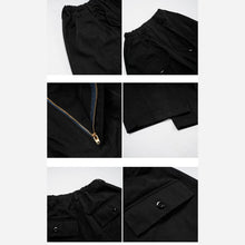 Load image into Gallery viewer, TWILL BALLOON PANTS - BLACK