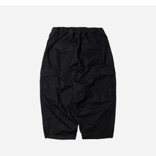 Load image into Gallery viewer, TWILL CARGO BALLOON PANTS - BLACK