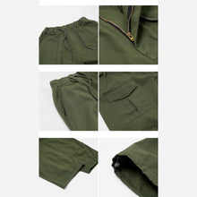 Load image into Gallery viewer, TWILL CARGO BALLOON PANTS - OLIVE