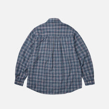 Load image into Gallery viewer, UNEVEN CHECKED SHIRT - BLUE