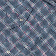 Load image into Gallery viewer, UNEVEN CHECKED SHIRT - BLUE