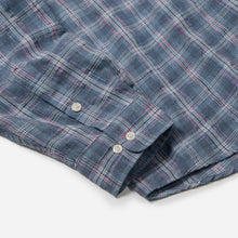 Load image into Gallery viewer, UNEVEN CHECKED SHIRT - BLUE
