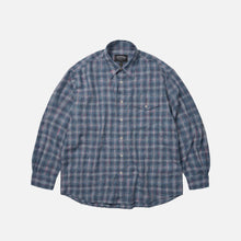 Load image into Gallery viewer, UNEVEN CHECKED SHIRT - BLUE