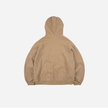 Load image into Gallery viewer, WAFFLE ZIP UP HOODIE - BEIGE
