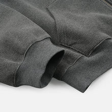 Load image into Gallery viewer, WAFFLE HOOD ZIP UP PARKA - GREY