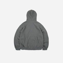 Load image into Gallery viewer, WAFFLE HOOD ZIP UP PARKA - GREY