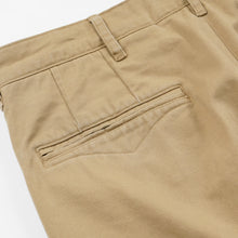 Load image into Gallery viewer, WASHED OFFICER CHINO PANTS - BEIGE