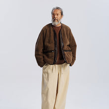 Load image into Gallery viewer, Waxed Cowhide Reversible Liner Jacket - Brown