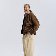 Load image into Gallery viewer, Waxed Cowhide Reversible Liner Jacket - Brown