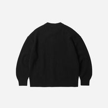Load image into Gallery viewer, WOOL DECK ZIPUP CARDIGAN - BLACK