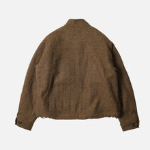 Load image into Gallery viewer, WOOL HARRINGTON JACKET - BROWN
