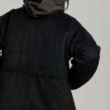 Load image into Gallery viewer, Wool Vincent Fishtail Parka - Black