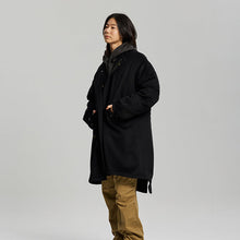 Load image into Gallery viewer, Wool Vincent Fishtail Parka - Black