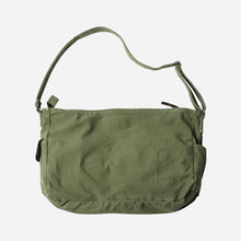 Load image into Gallery viewer, HEAVY CANVAS SHOULDER BAG - OLIVE - THE GREAT DIVIDE