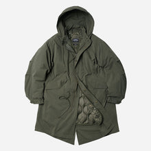 Load image into Gallery viewer, VINCENT M65 FISHTAIL COTTON 2 IN 1 PARKA AND LINER JACKET - OLIVE- TH…
