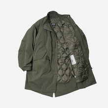 Load image into Gallery viewer, VINCENT M65 FISHTAIL COTTON 2 IN 1 PARKA AND LINER JACKET - OLIVE- TH…