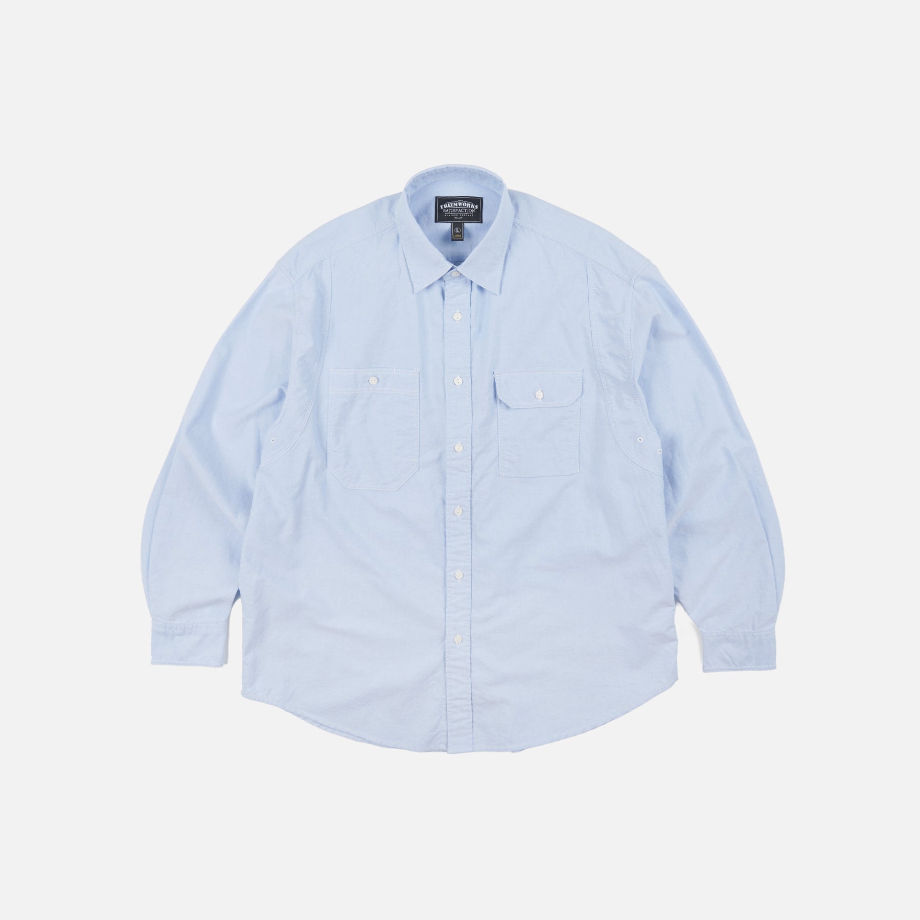 1920'S OXFORD WORK SHIRT - BLUE - THE GREAT DIVIDE – Frizmworks
