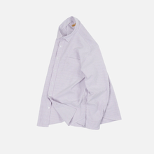 Load image into Gallery viewer, OG STRIPED OXFORD OVERSIZED SHIRT - PURPLE
