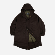 Load image into Gallery viewer, Wool Vincent Fishtail Parka - Brown
