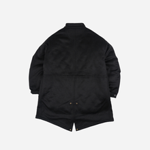 Load image into Gallery viewer, Wool Vincent Fishtail Parka - Black
