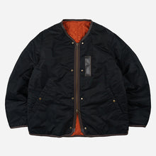 Load image into Gallery viewer, REVERSIBLE MA-1 LINER JACKET - BLACK
