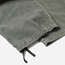 Load image into Gallery viewer, CORDUROY BANDING WIDE FATIGUE PANTS - OLIVE
