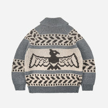 Load image into Gallery viewer, THUNDERBIRD COWICHAN CARDIGAN - GREY
