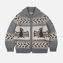 Load image into Gallery viewer, THUNDERBIRD COWICHAN CARDIGAN - GREY
