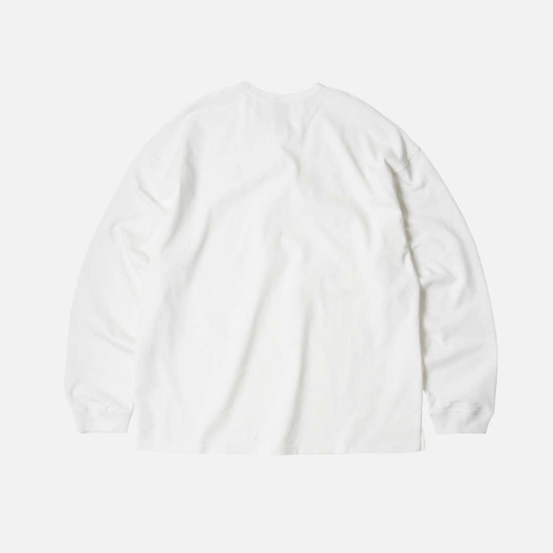 OG DOUBLE RIB L/S T-SHIRT - WHITE - THE GREAT DIVIDE – Frizmworks