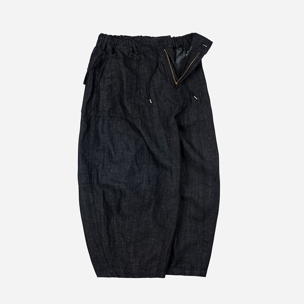 DENIM BALLOON PANTS - INDIGO - THE GREAT DIVIDE – Frizmworks
