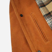 Load image into Gallery viewer, SUEDE FRENCH CAR COAT - CAMEL
