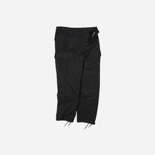 Load image into Gallery viewer, Army Pocket Cargo Pants - Black Denim
