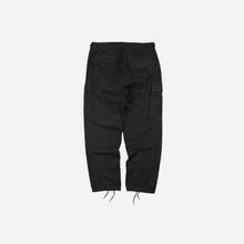 Load image into Gallery viewer, Army Pocket Cargo Pants - Black Denim
