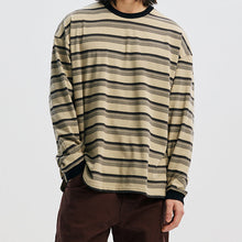 Load image into Gallery viewer, BLOCK STRIPE L/S T-SHIRT - MUD
