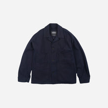 Load image into Gallery viewer, Double Pocket Coverall Jacket - Sashiiko Indigo
