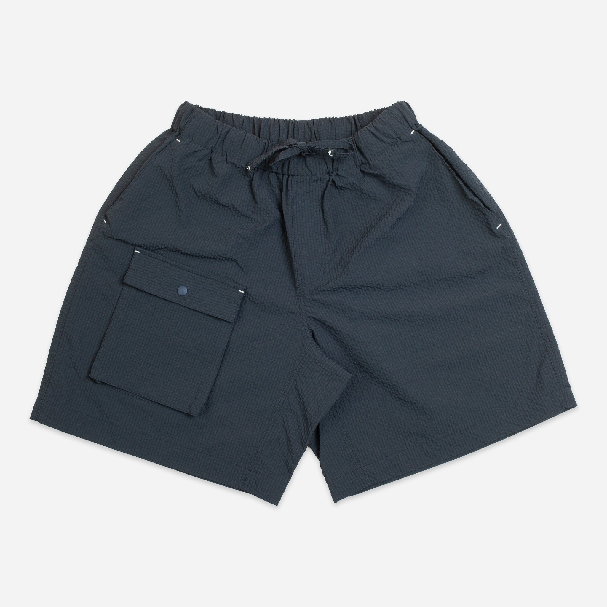 COMFORTABLE BANDING SHORTS - NAVY - THE GREAT DIVIDE – Frizmworks