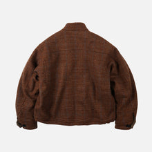 Load image into Gallery viewer, FLUFFY WOOL HARRINGTON JACKET - MAPLE
