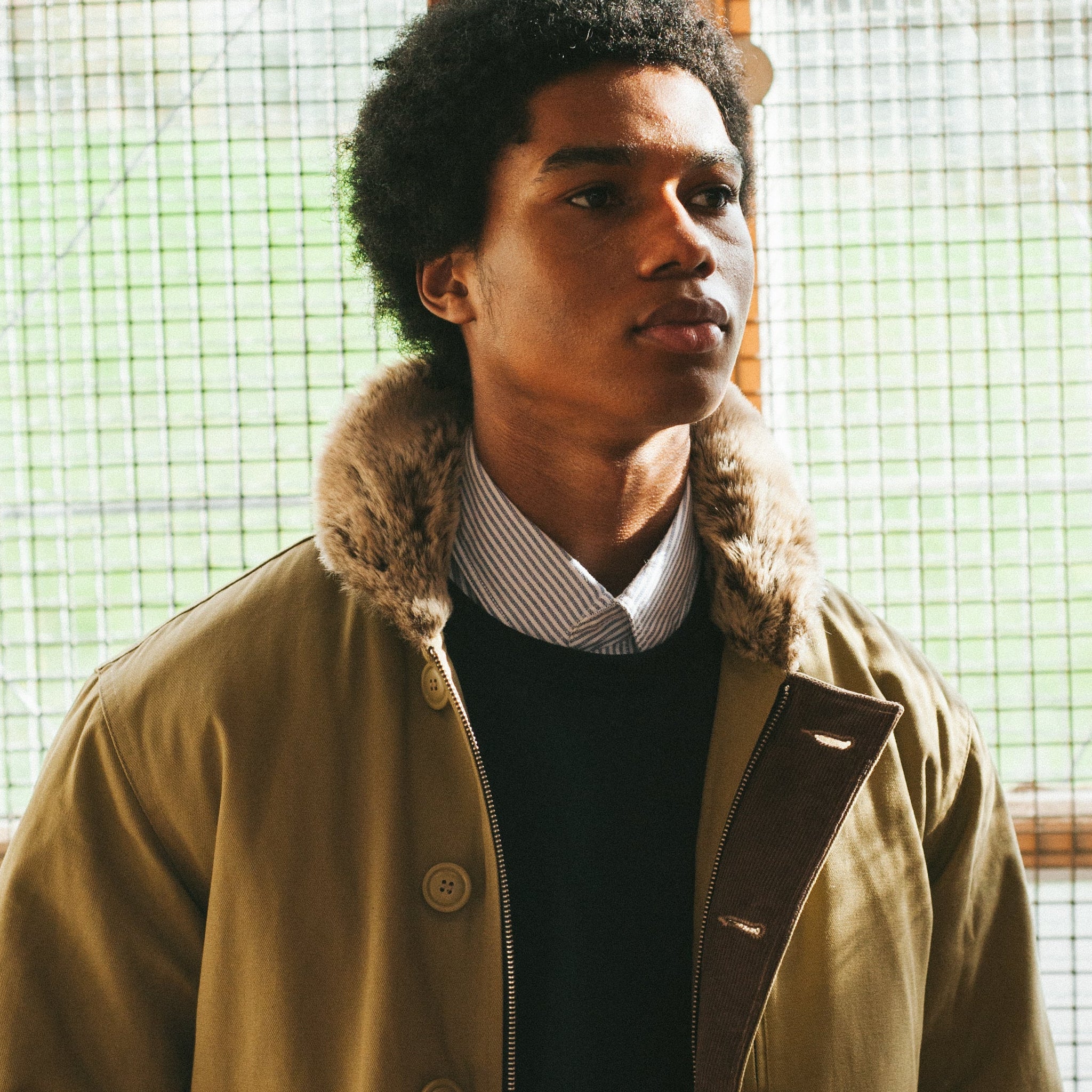 EDGAR N-1 DECK JACKET - BEIGE - THE GREAT DIVIDE – Frizmworks