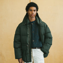 Load image into Gallery viewer, KARAKORAM DOWN PARKA JACKET - DARK GREEN
